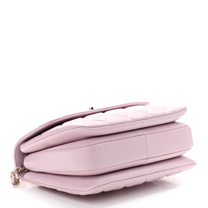 Chanel Lambskin Quilted Small Trendy CC Flap Dual Handle Bag Light Pink 4 of 9