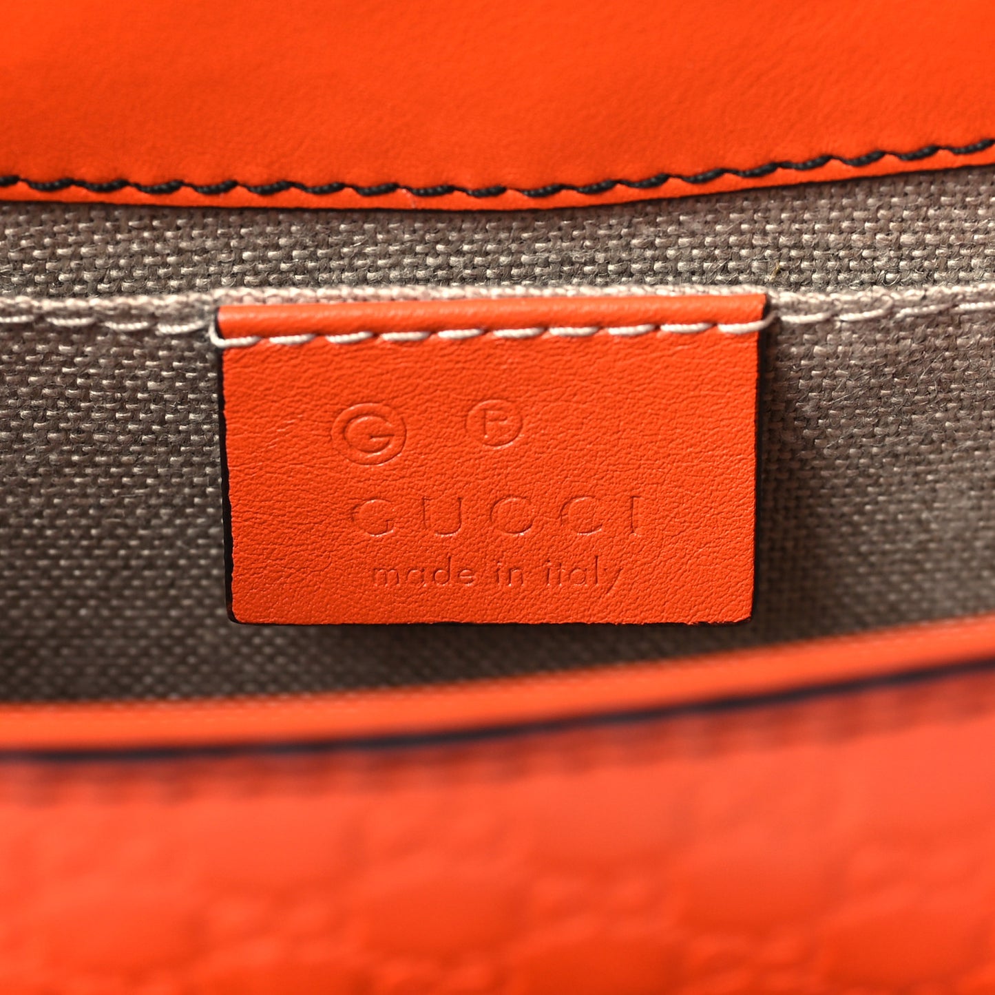 Soft Microguccissima Mini Emily Chain Shoulder Bag Sun Orange