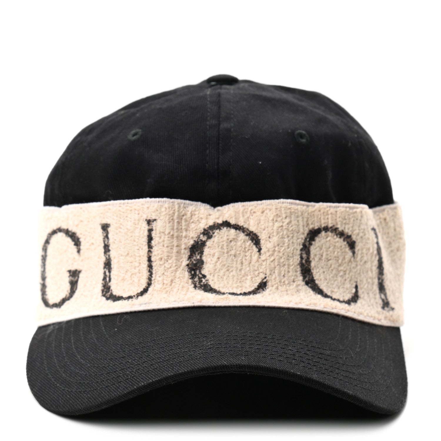 Gucci Gabardine Gucci Headband Baseball Hat M Black 3 of 9