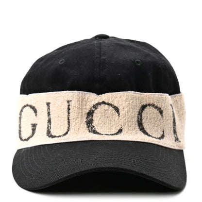 Gucci Gabardine Gucci Headband Baseball Hat M Black 3 of 9