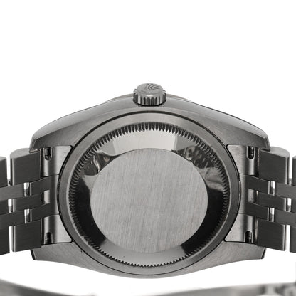 Rolex Stainless Steel Diamond Bezel Mother of Pearl 36mm Oyster Perpetual Datejust Watch 116244 4 of 5