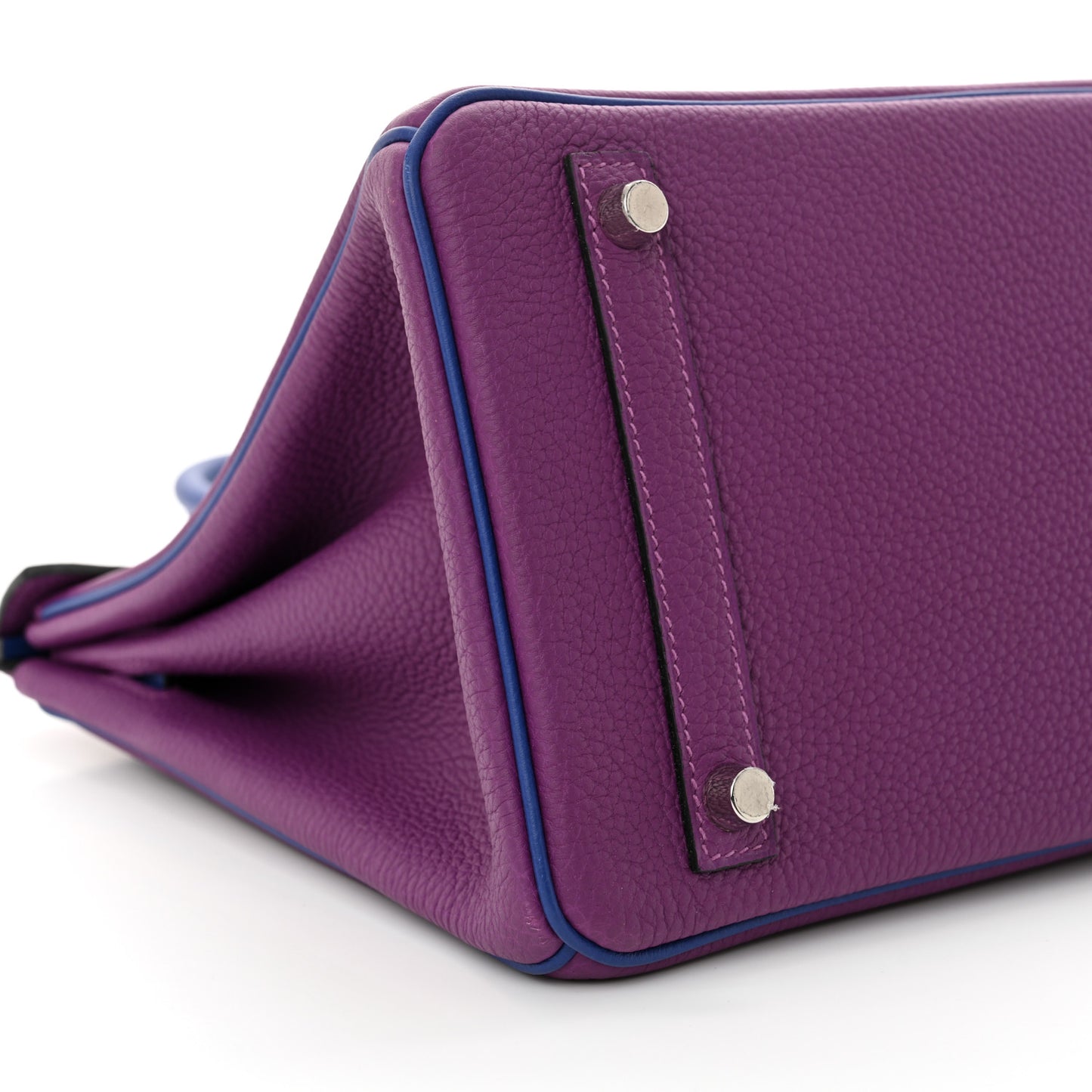 Togo Horseshoe Birkin 30 Anemone Blue Electrique