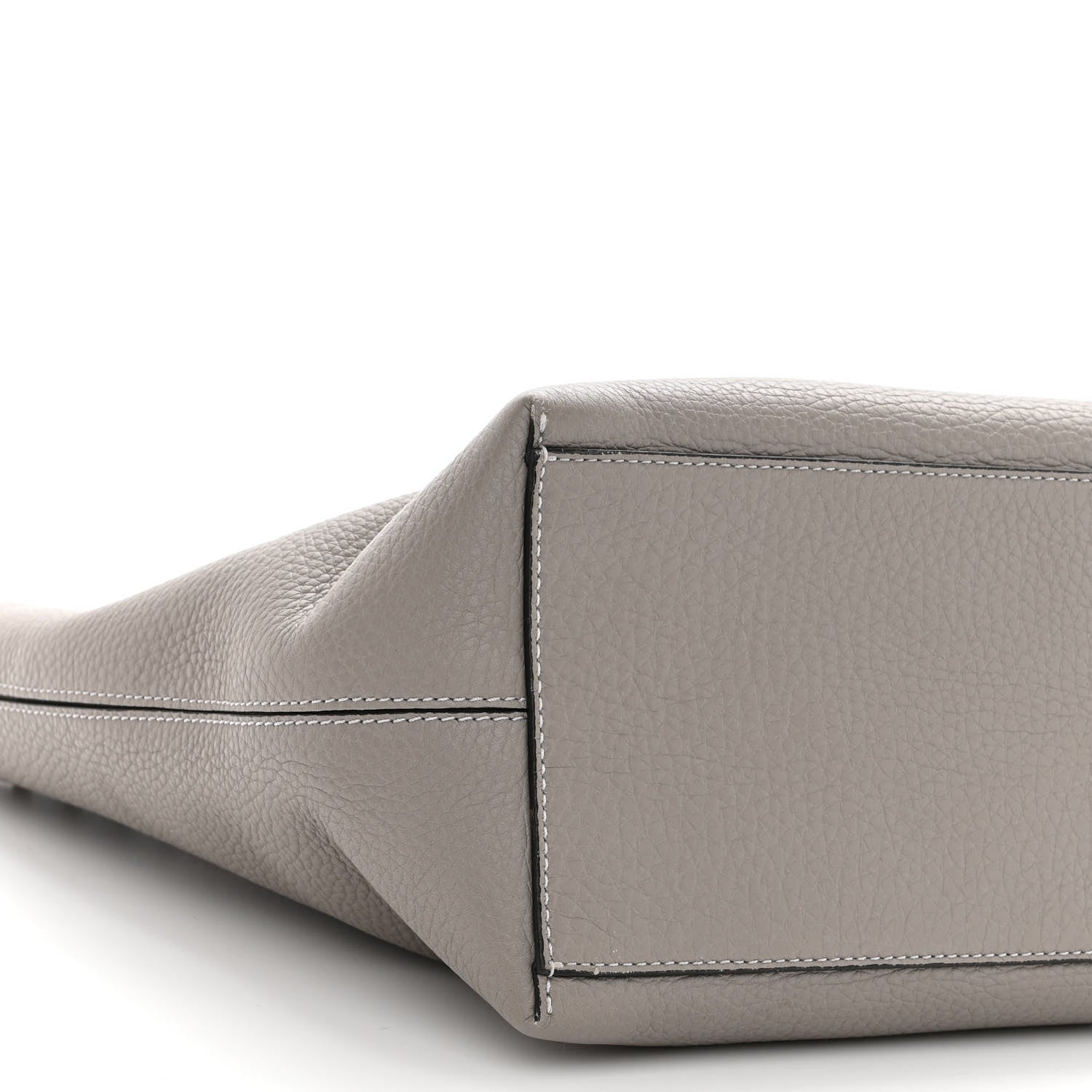 Valentino Garavani Grained Calfskin Rockstud Shoulder Tote Perla 8 of 10