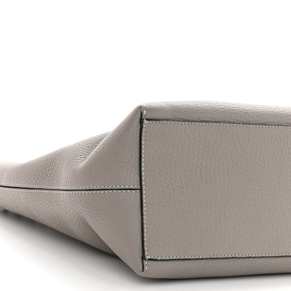 Valentino Garavani Grained Calfskin Rockstud Shoulder Tote Perla 8 of 10