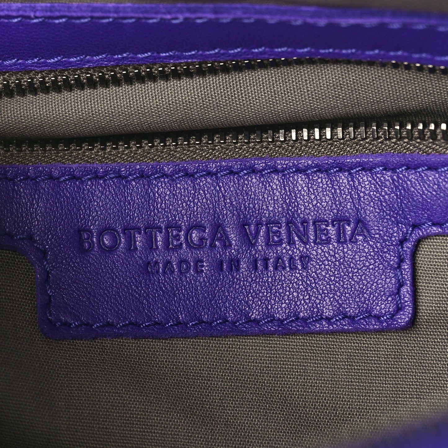 Nappa Intrecciato Messenger Bag Purple