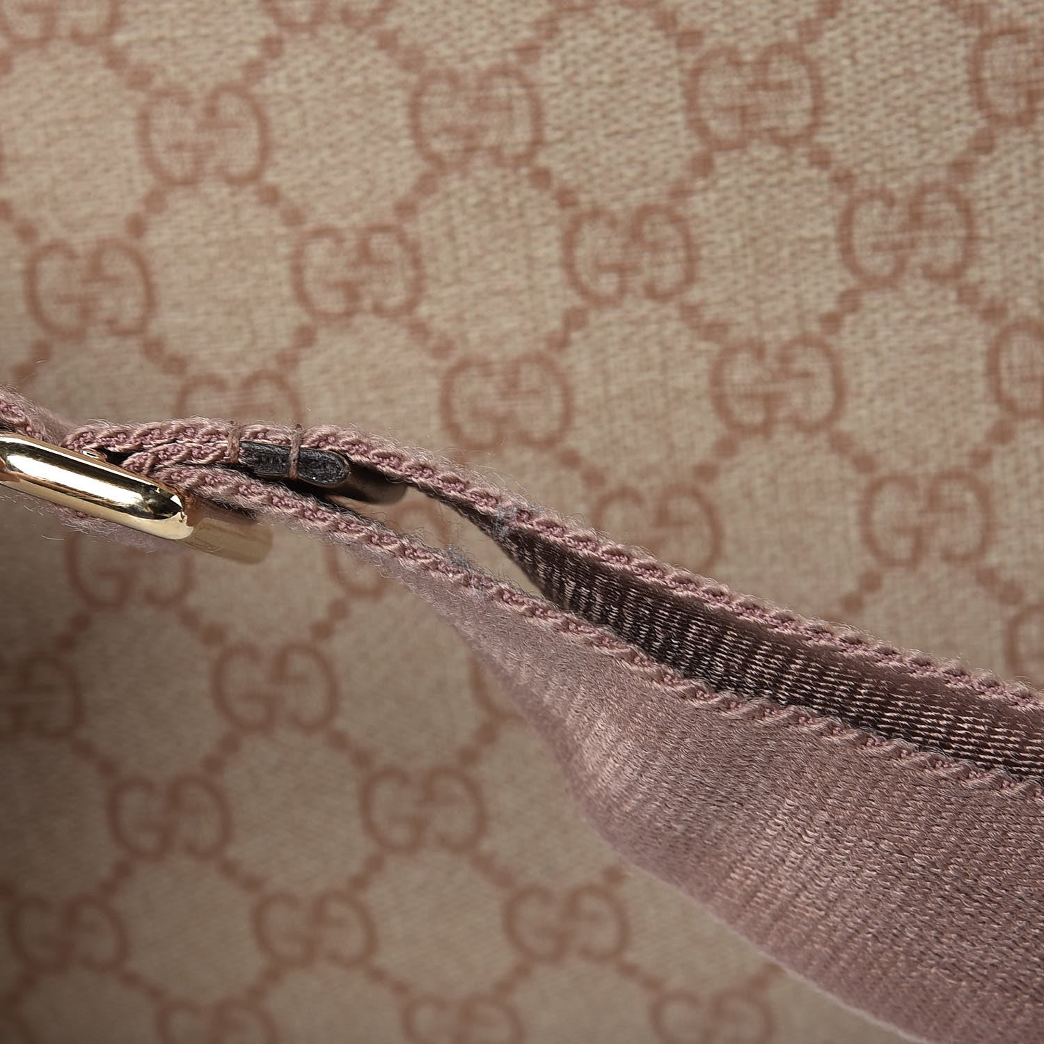 Gucci GG Supreme Monogram Messenger Diaper Bag Beige 12 of 12