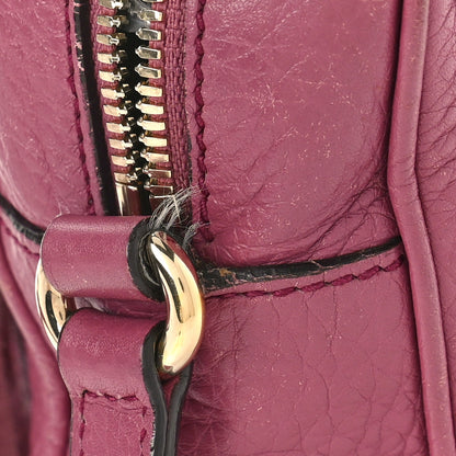 Gucci Pebbled Calfskin Small Soho Disco Bag Peonia Flower 13 of 16