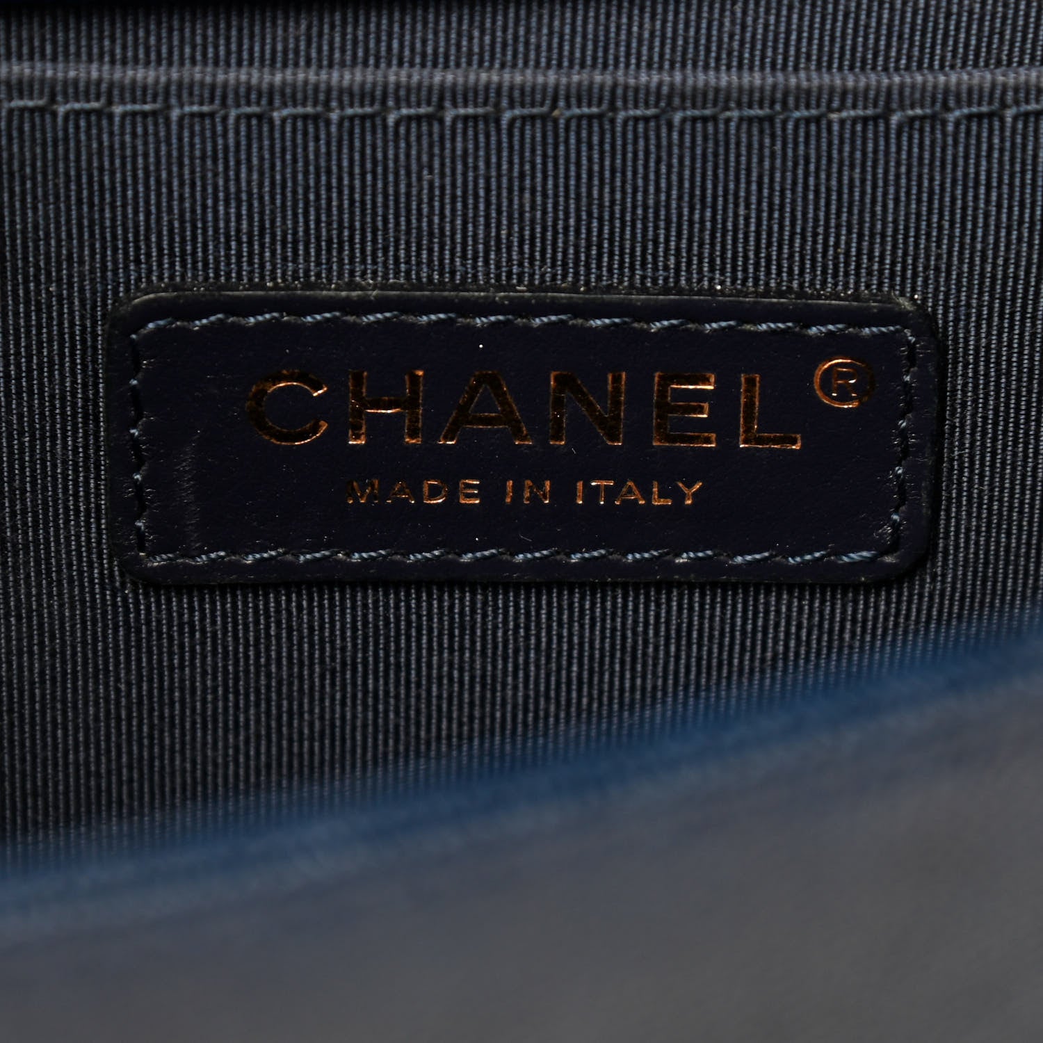 Chanel Caviar Quilted Medium Boy Flap Navy 5 of 8