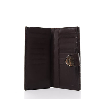 Gucci Guccissima Heart Continental Wallet Dark Brown 5 of 6