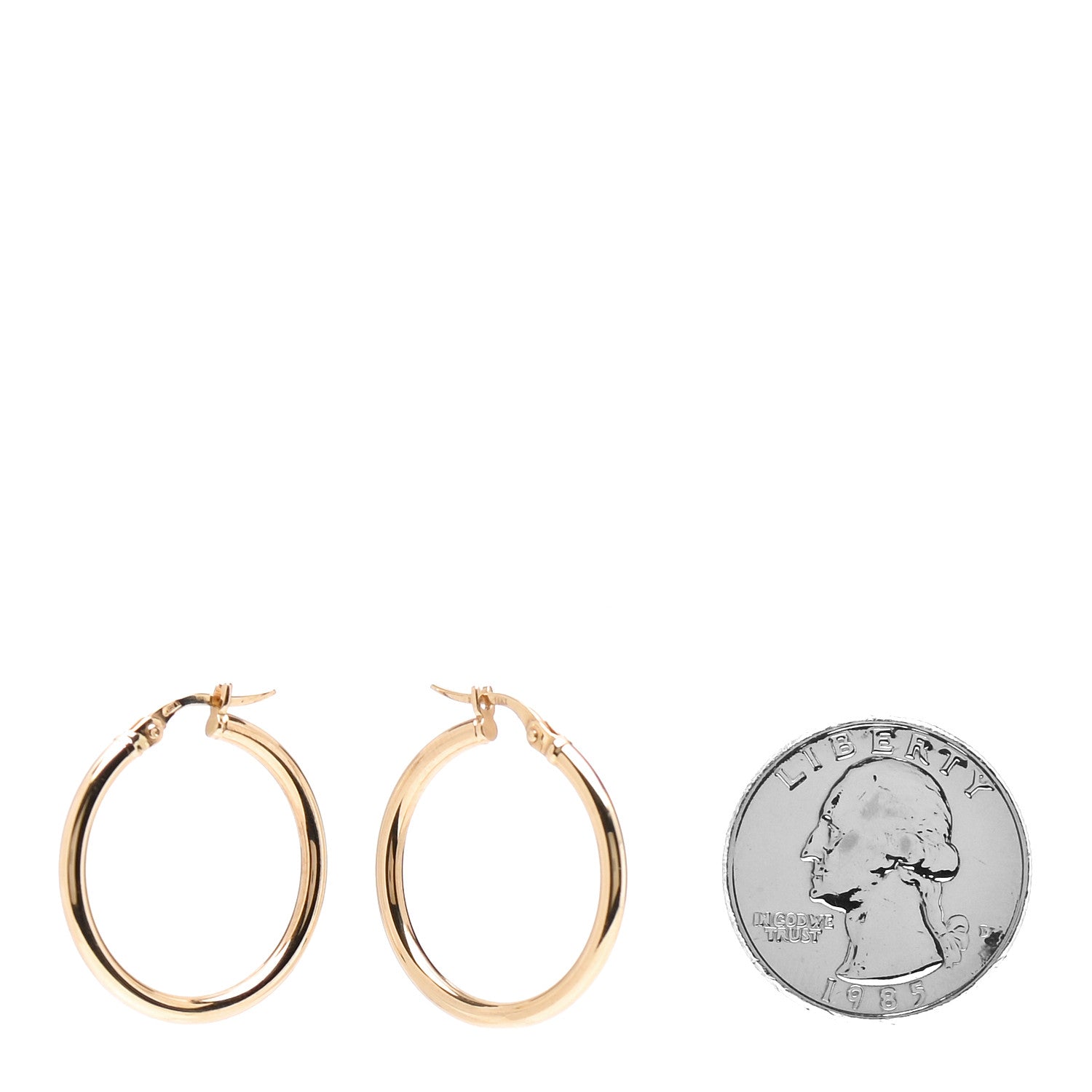Roberto Coin 18K Yellow Gold Small Hoop Earrings 2 of 4