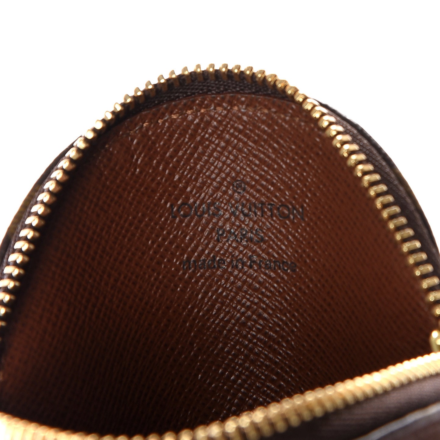 Monogram Round Coin Purse