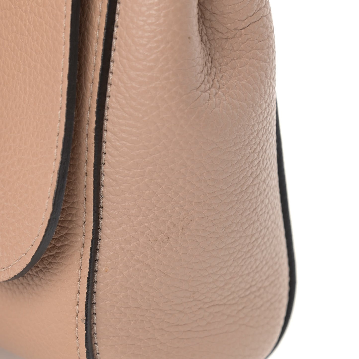 Small Classic Grain Calfskin Small Lily Flap Light Salmon