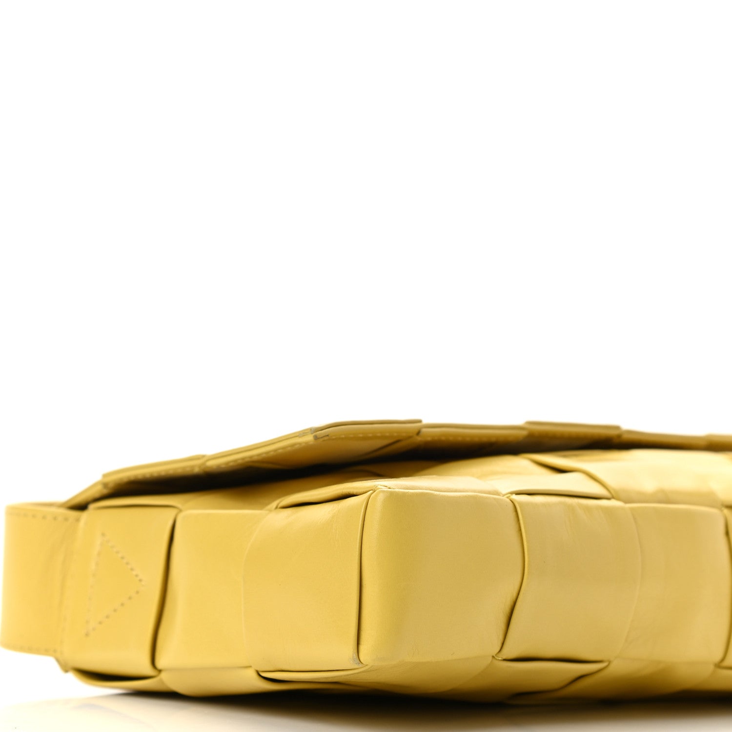 Bottega Veneta Paper Calfskin Intrecciato Stretch Cassette Buttercup 10 of 11