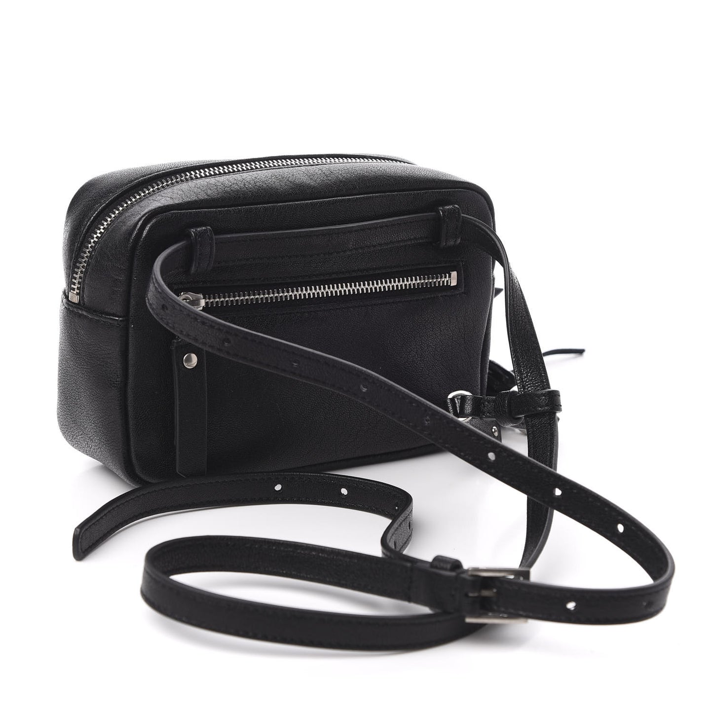 Lambskin Monogram Lou Belt Bag Black