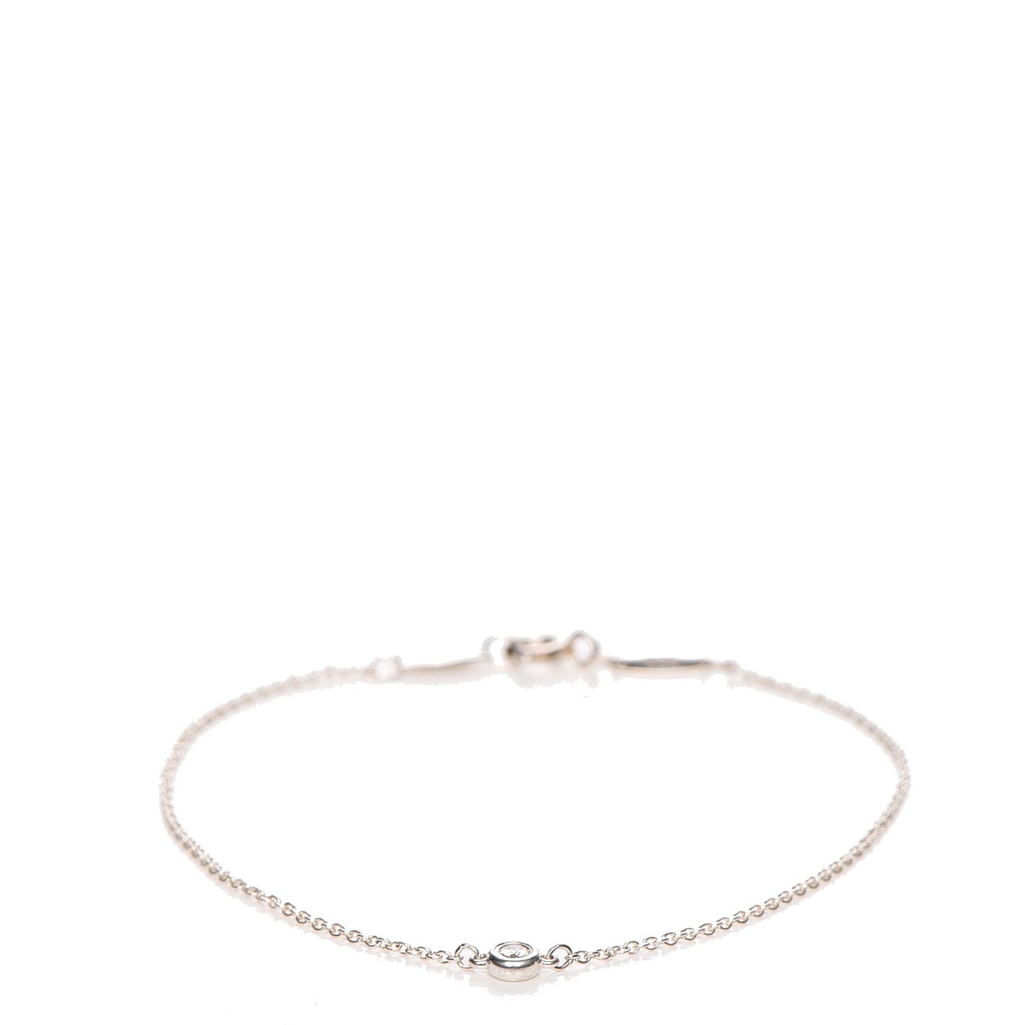 Sterling Silver Diamond .05ct Elsa Peretti Diamonds by the Yard Bracelet