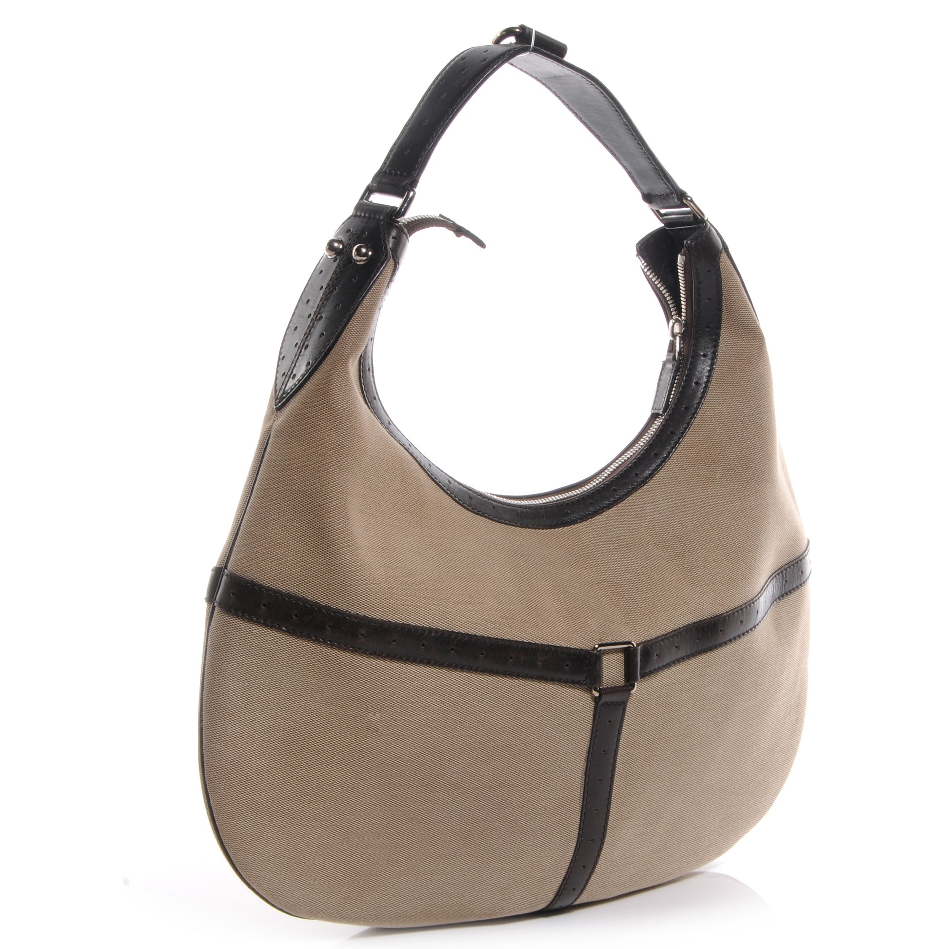 Gucci Canvas Web Reins Hobo 3 of 7