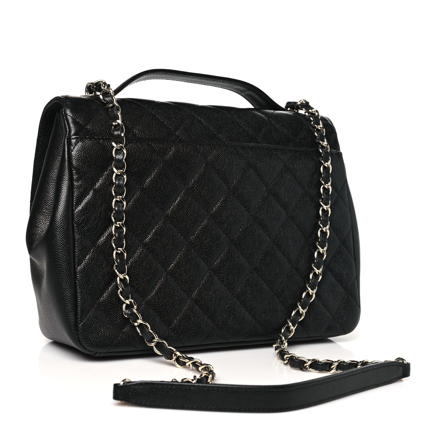 Chanel Caviar Quilted Large Business Affinity Flap Black 3 of 10