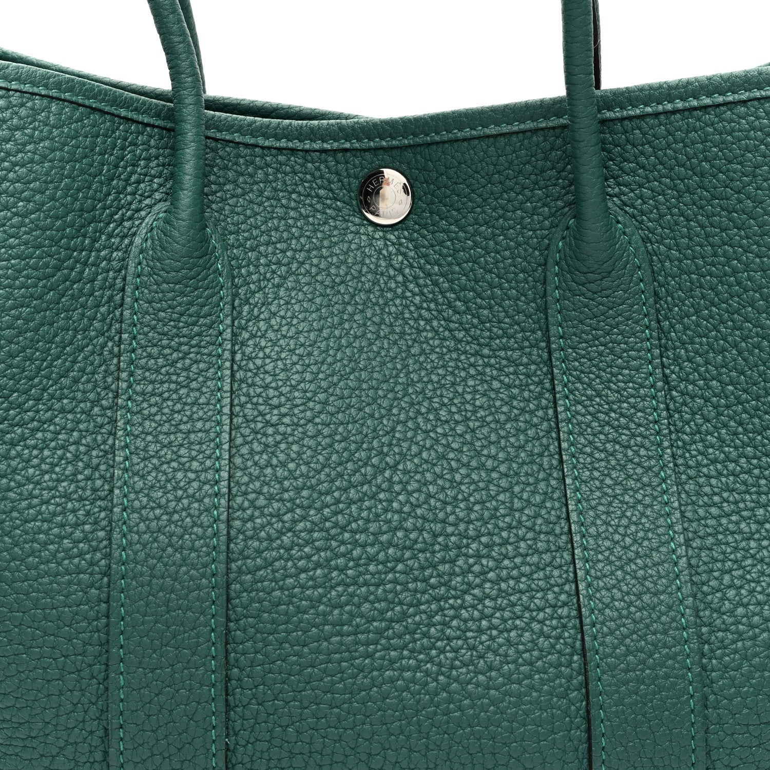 Hermes Negonda Garden Party Tote 30 TPM Malachite 8 of 10