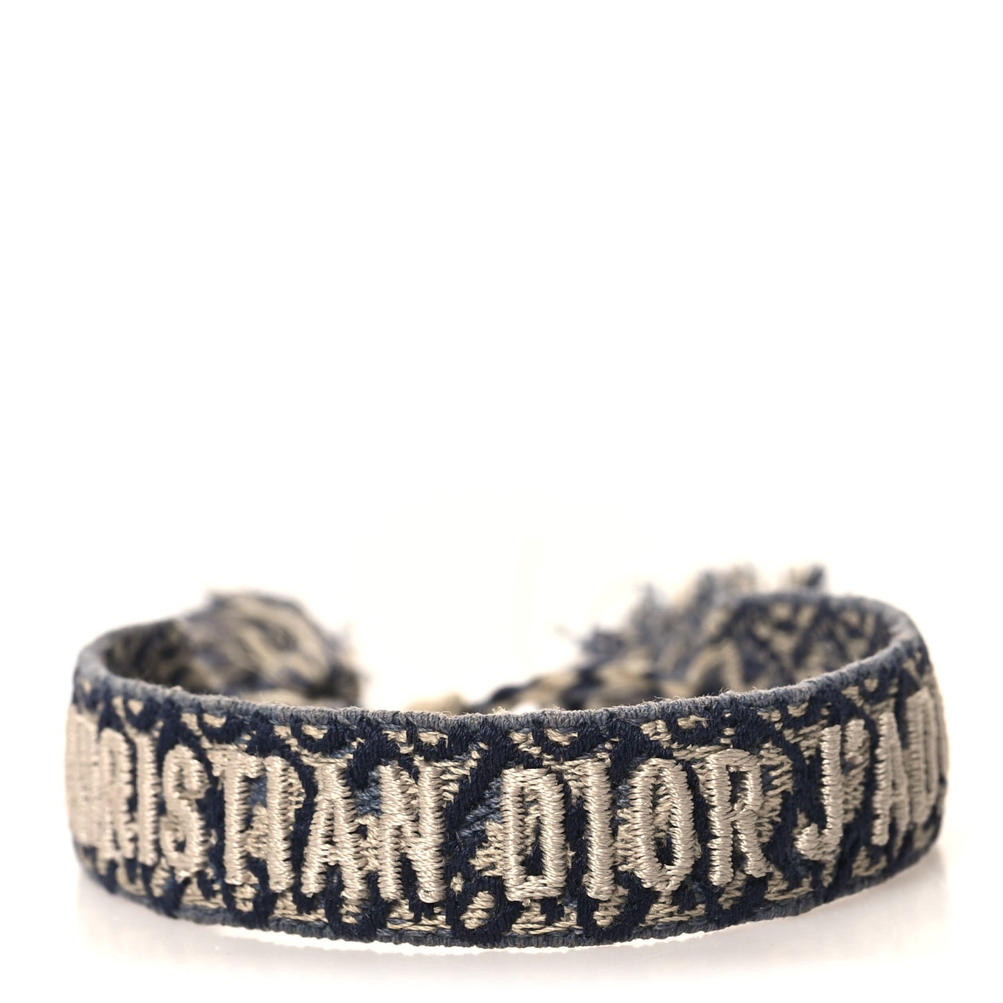 Woven Cotton J'Adior Friendship Bracelet Navy