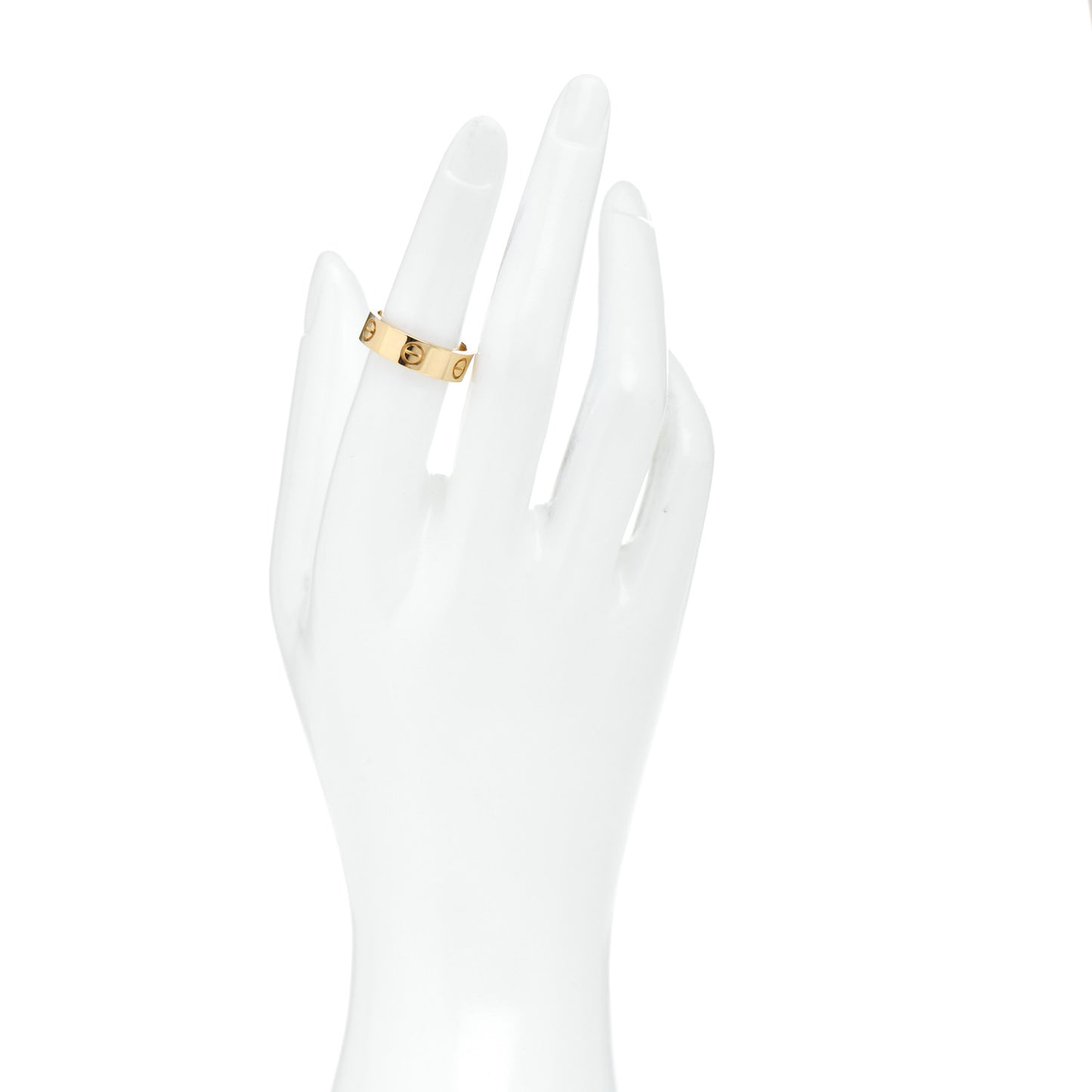 18K Yellow Gold 5.5mm LOVE Ring 53 6.25