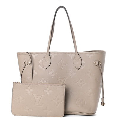 Louis Vuitton Empreinte Monogram Giant Neverfull MM Tourterelle 1 of 9