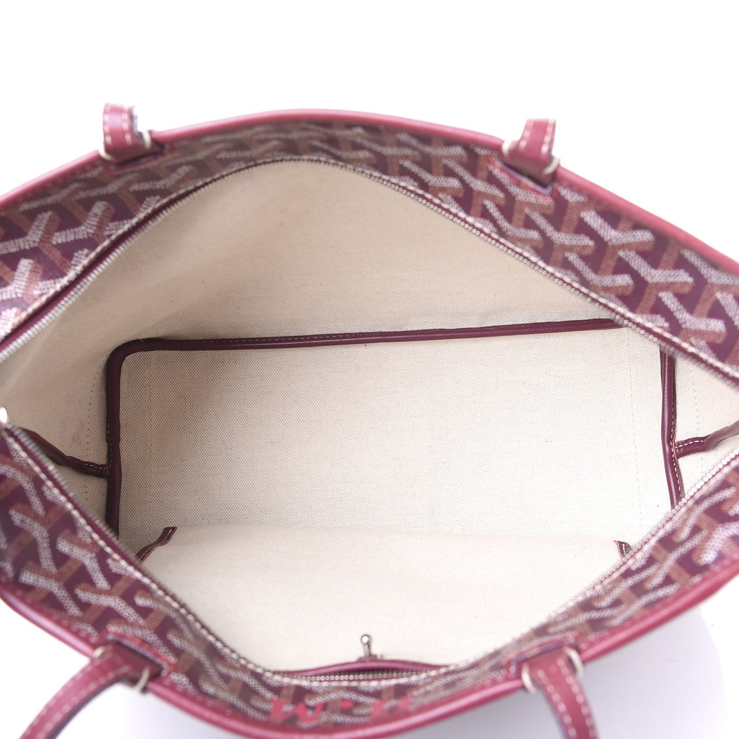 Goyardine Artois PM Burgundy