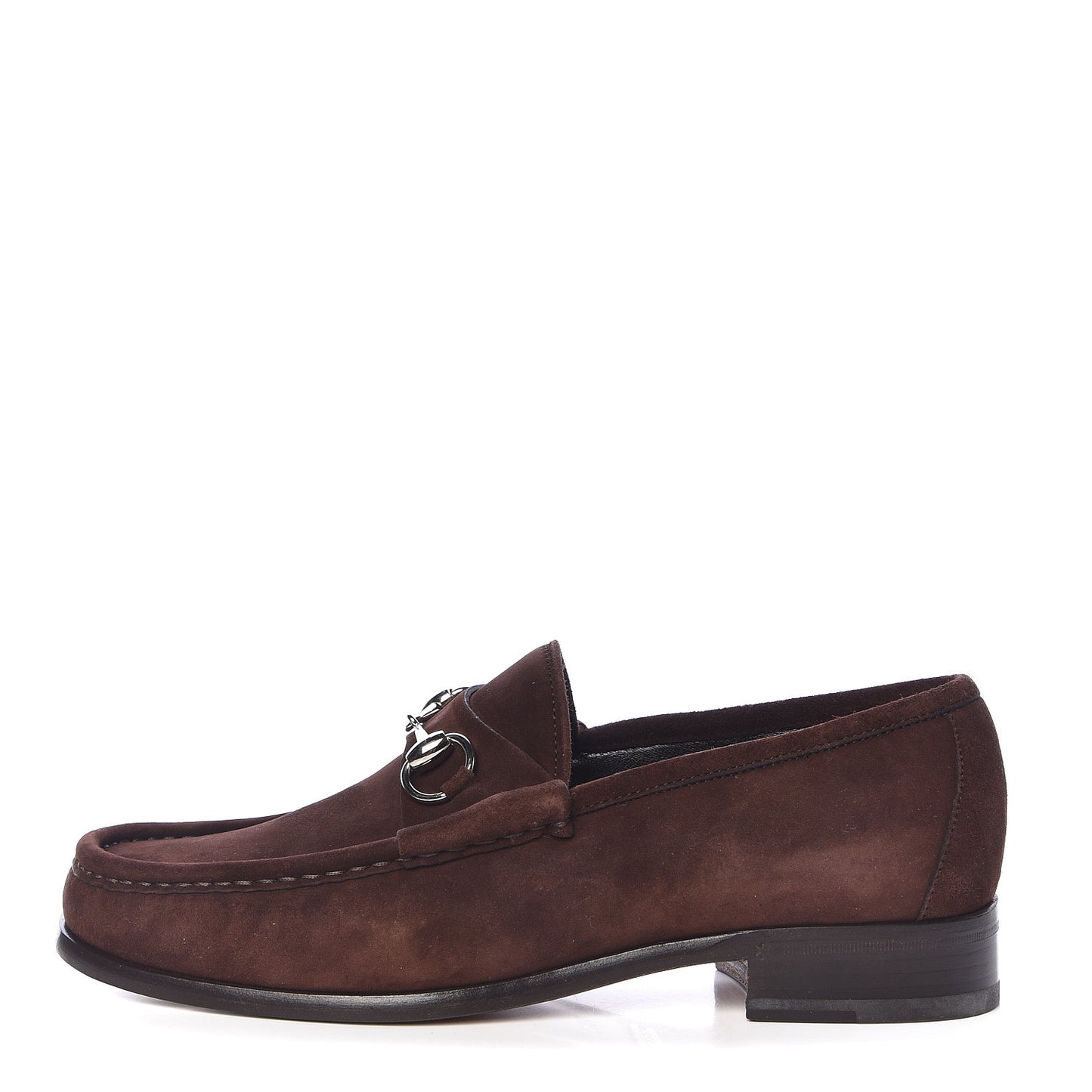 Suede Mens 1953 Horsebit Loafers 7.5 Brown