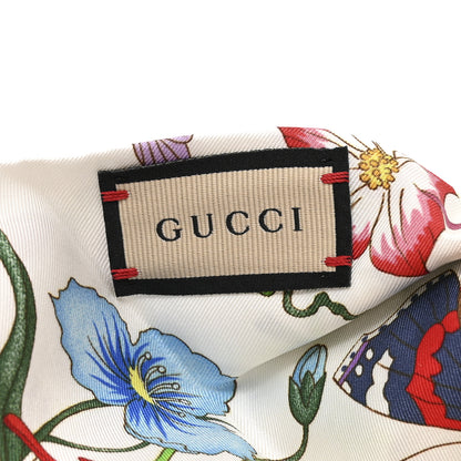 Gucci Silk Floral Headband M White Multicolor 4 of 5