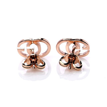 Gucci 18K Yellow Gold GG Tissue Stud Earrings 3 of 5