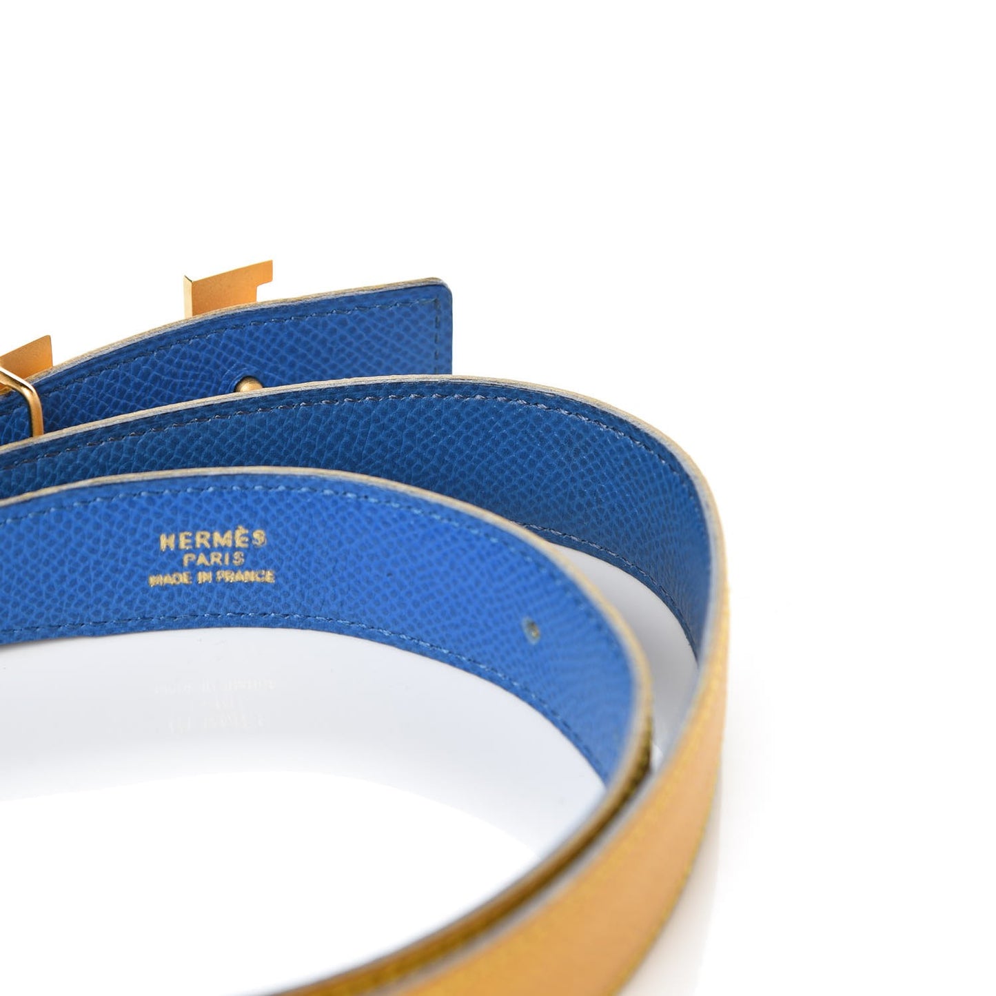 Courchevel 24mm Constance H Belt 70 Jaune Bleu France