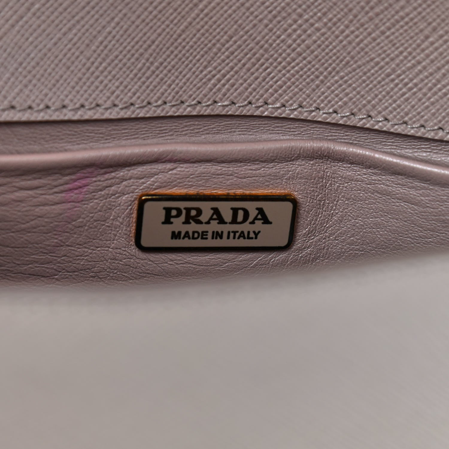 Prada Saffiano Chain Crossbody Bag Cipria 8 of 12