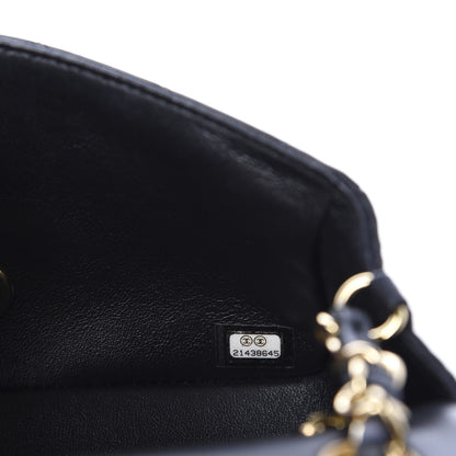 Chanel Lambskin Quilted Mini Rectangular Flap Black 9 of 11