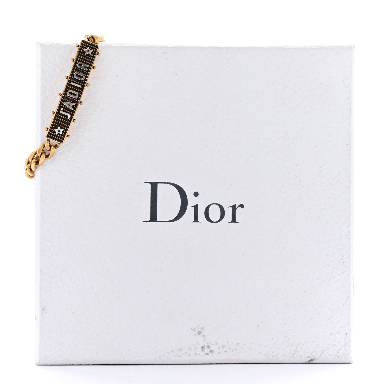 Christian Dior Metal J'Adior Star Chain Bracelet Aged Gold 5 of 5
