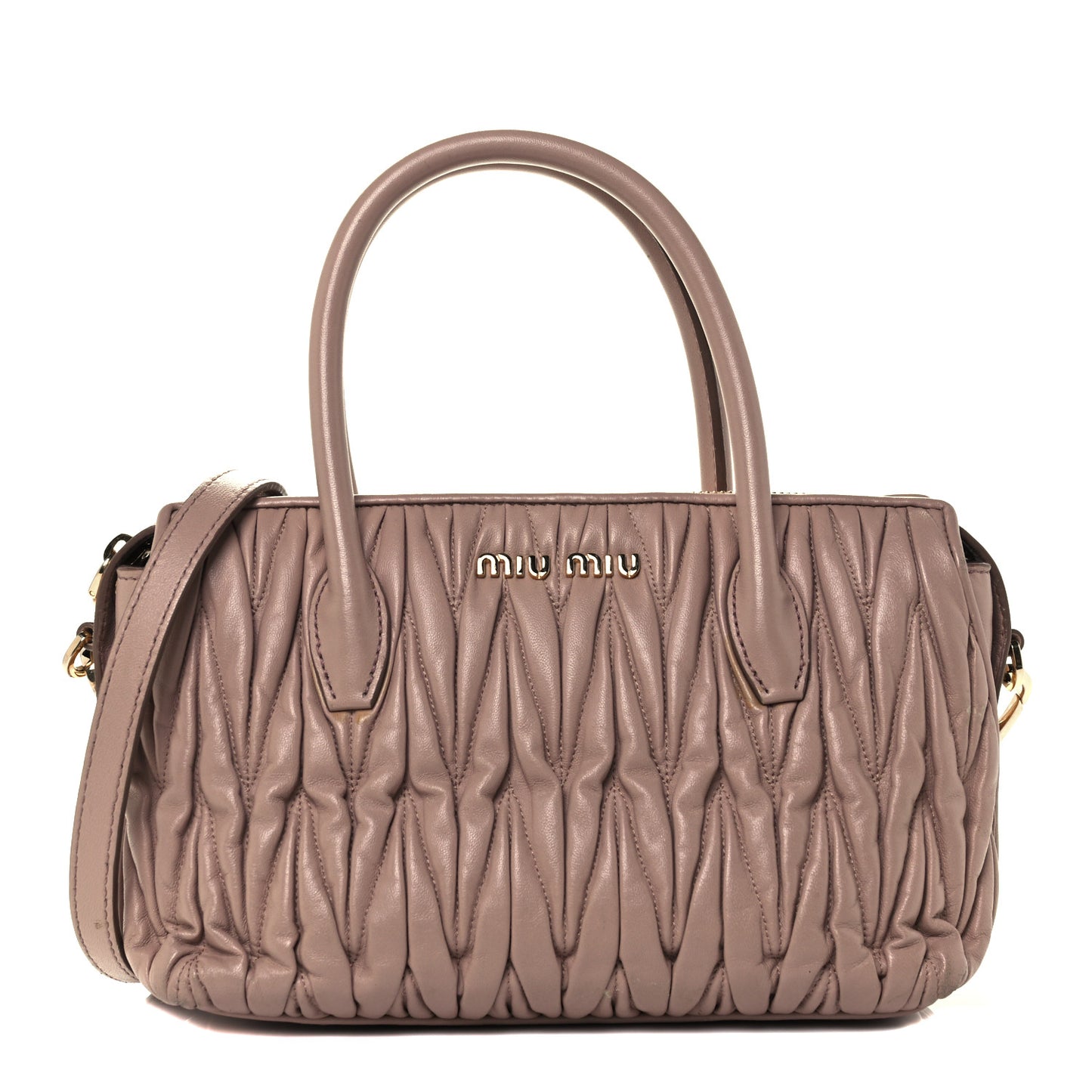 Nappa Matelasse Lux Mini Crossbody Tote