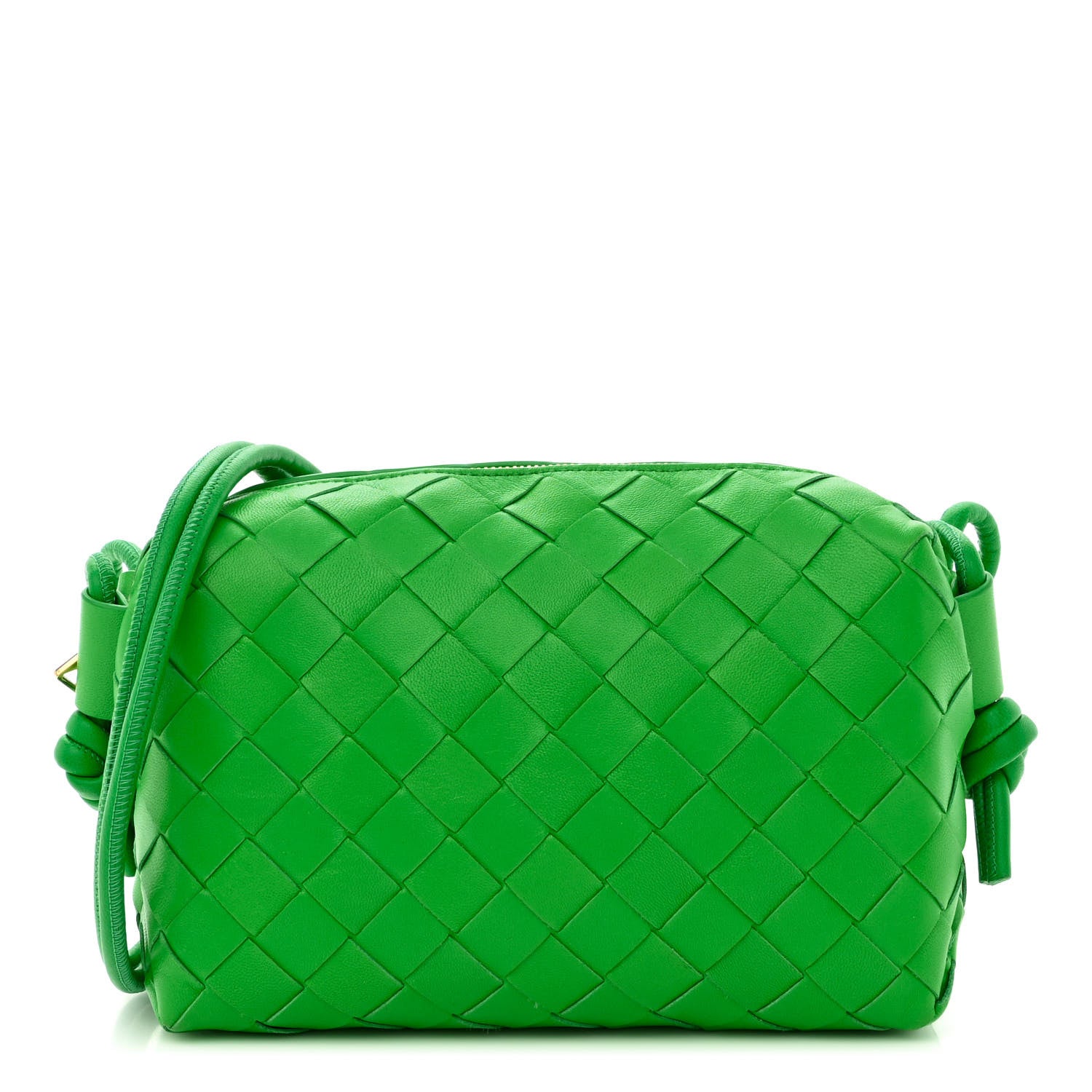 Bottega Veneta Nappa Intrecciato Mini Loop Camera Bag Parakeet 1 of 10
