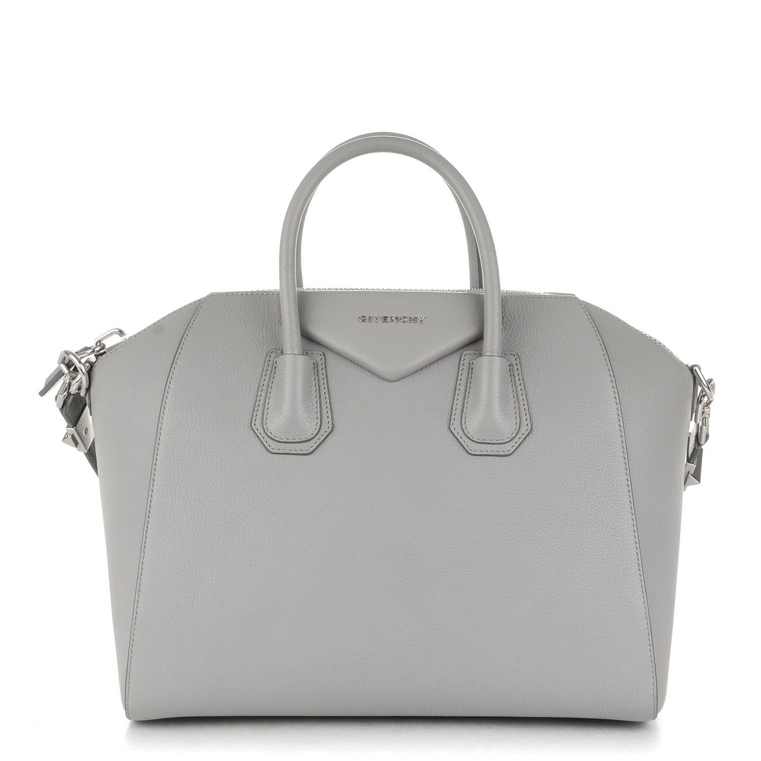 Givenchy Sugar Goatskin Medium Antigona Pearl Grey 1 of 8