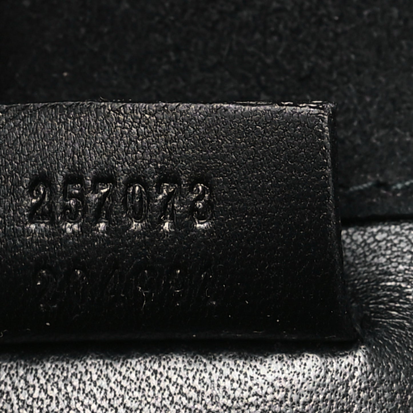 Patent Microguccissima Small Broadway Clutch Black