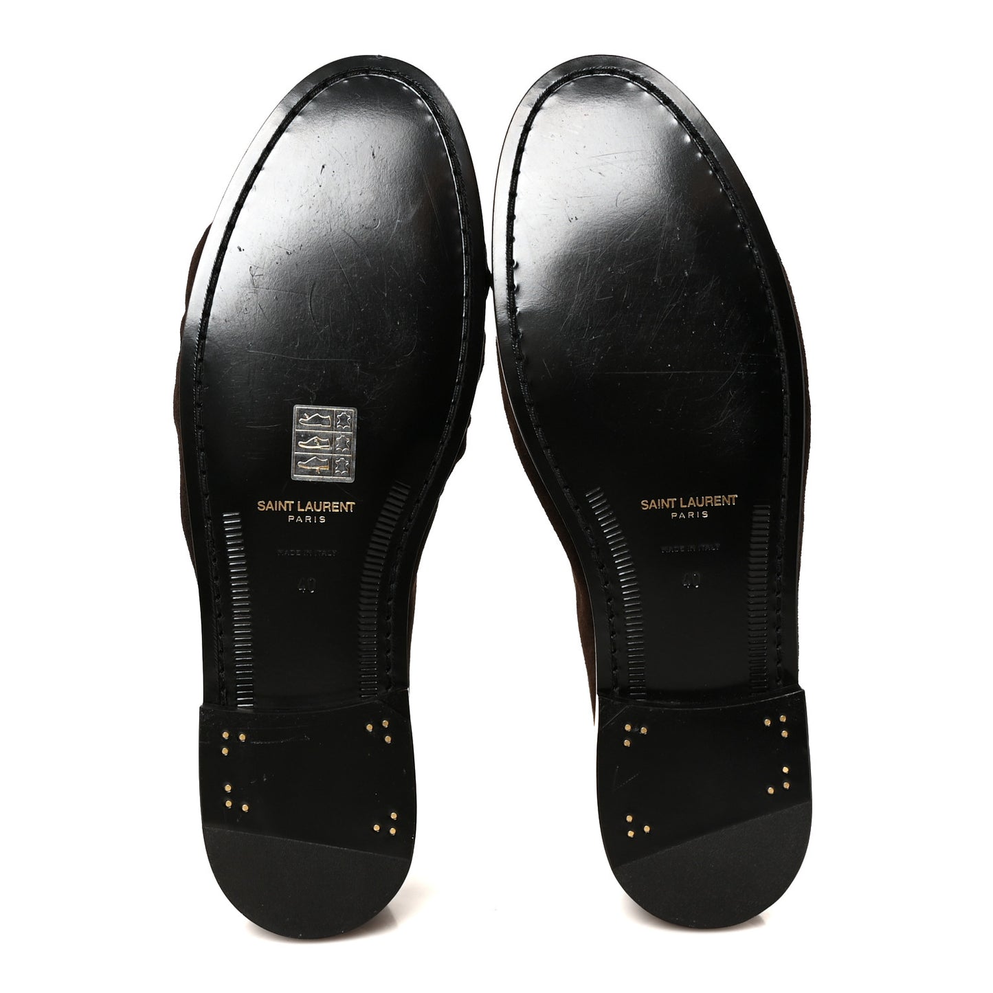 Suede Le Loafer 15 Penny Slippers 40 Dark Chocolate