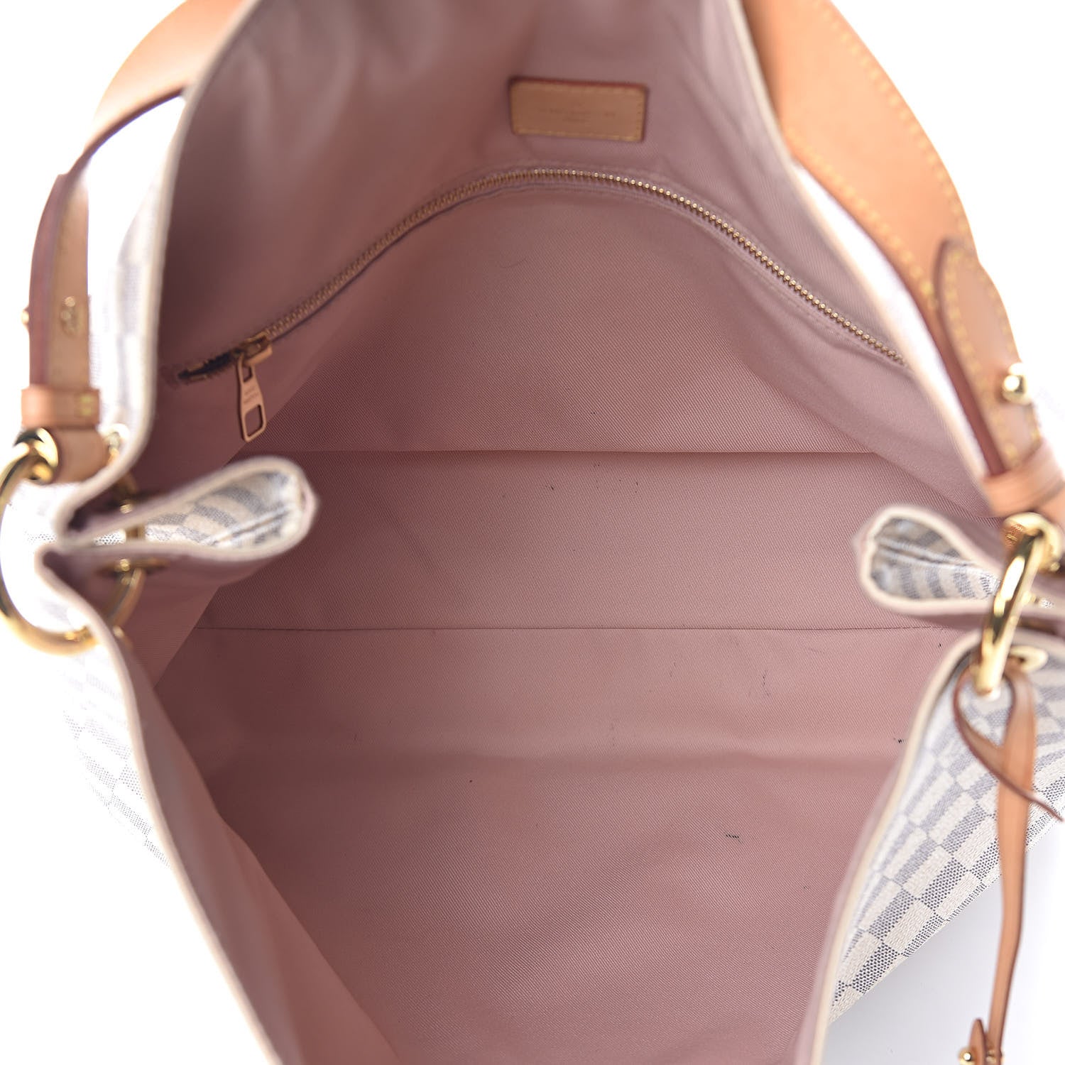 Louis Vuitton Damier Azur Graceful MM Rose Ballerine 5 of 11