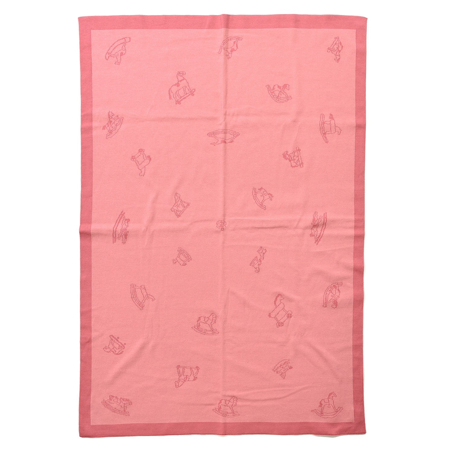 Hermes Cotton Adada Knit Baby Blanket 1 of 3
