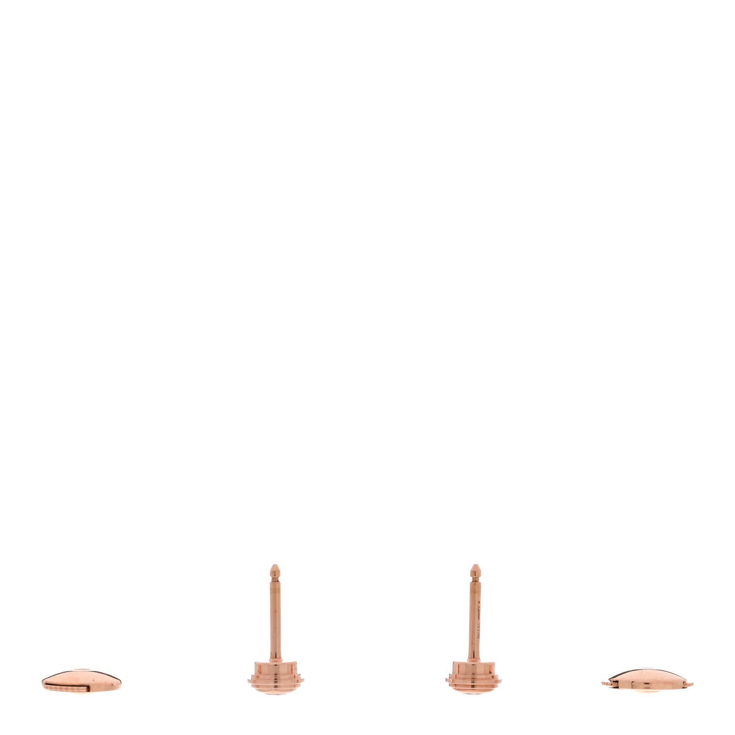 Cartier 18K Pink Gold Pink Sapphire D'Amour Earrings 3 of 6