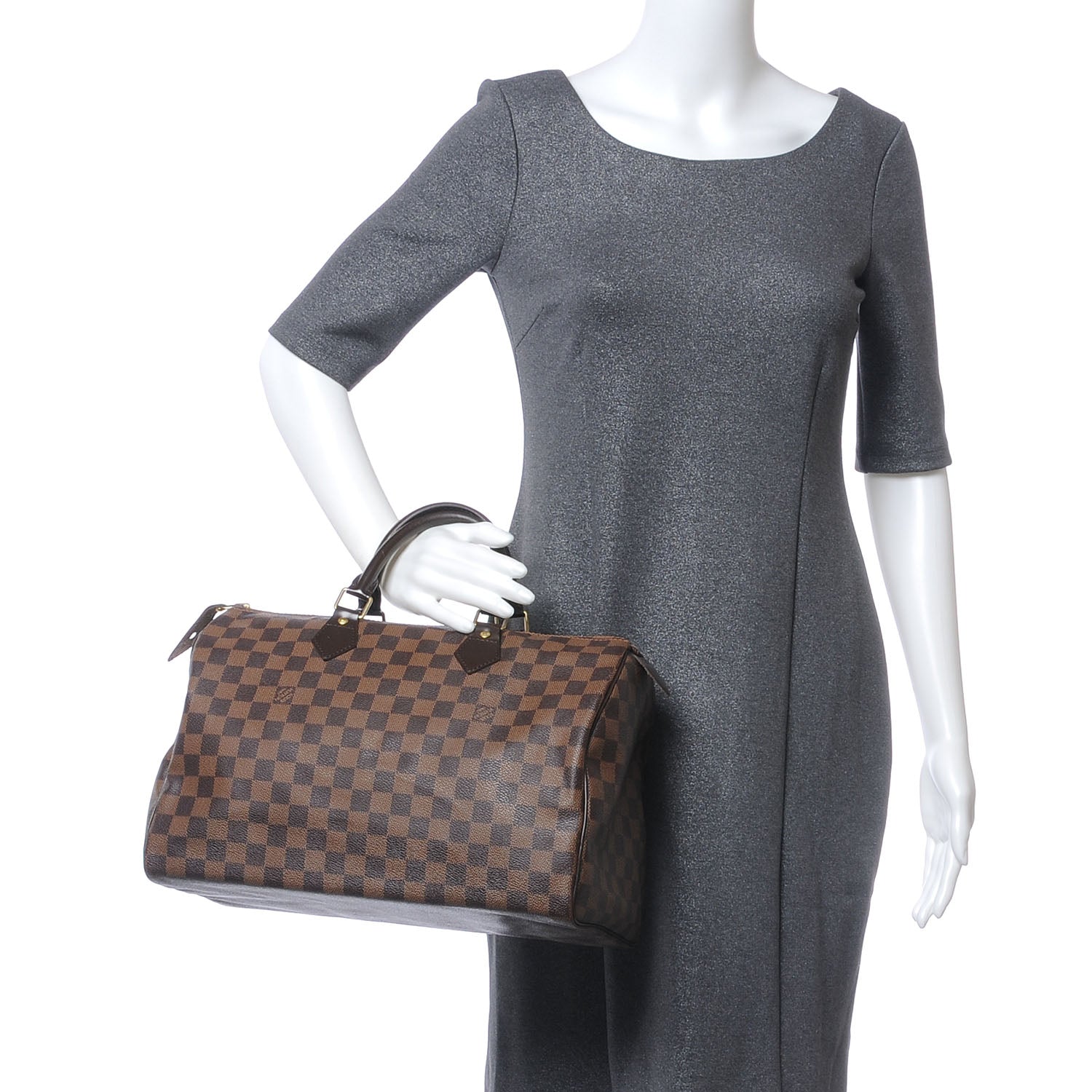 Louis Vuitton Damier Ebene Speedy 35 2 of 7