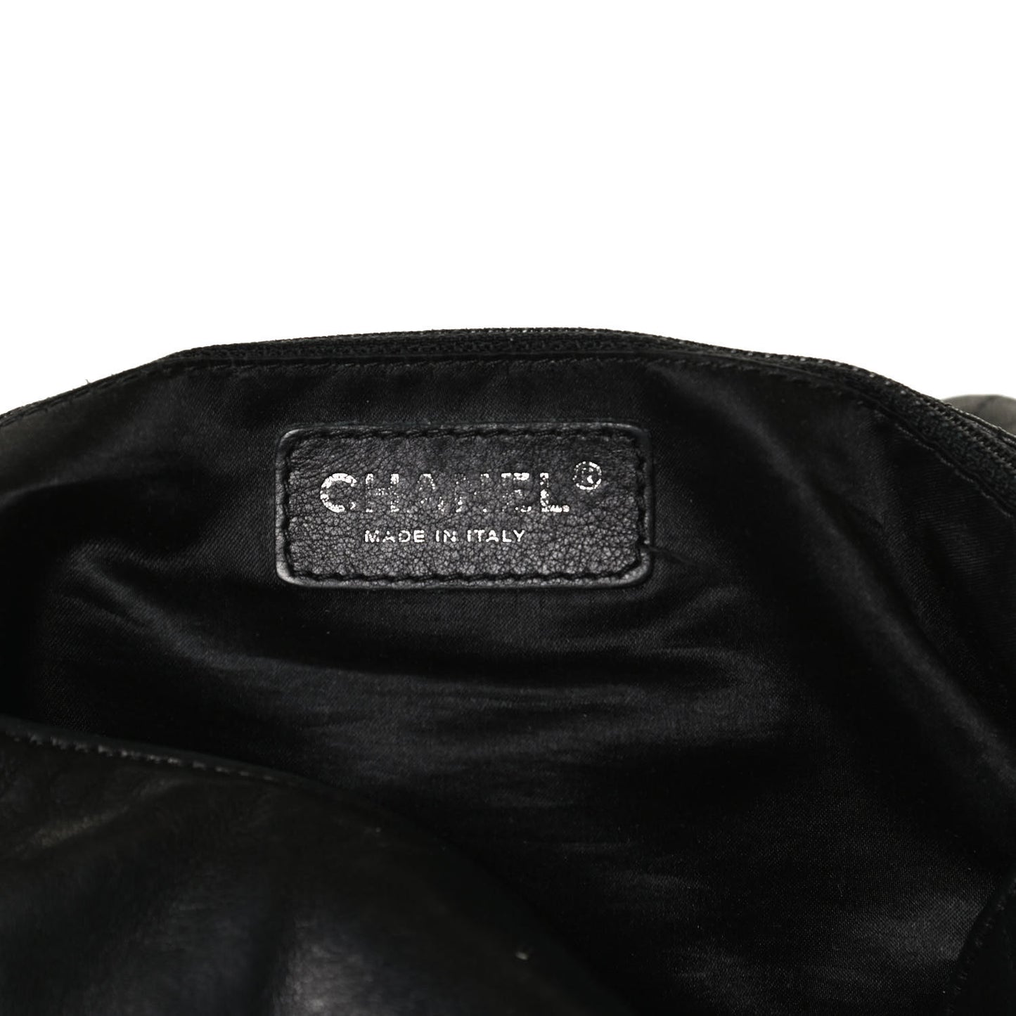 Lambskin Medium Soft and Chain Flap Black