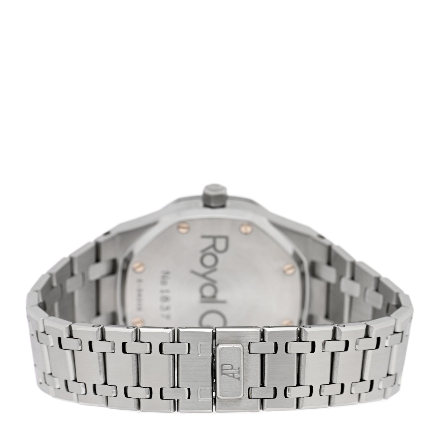 Stainless Steel 36mm Royal Oak Dual Time Automatic Watch White 25730ST.OO.0789ST.09
