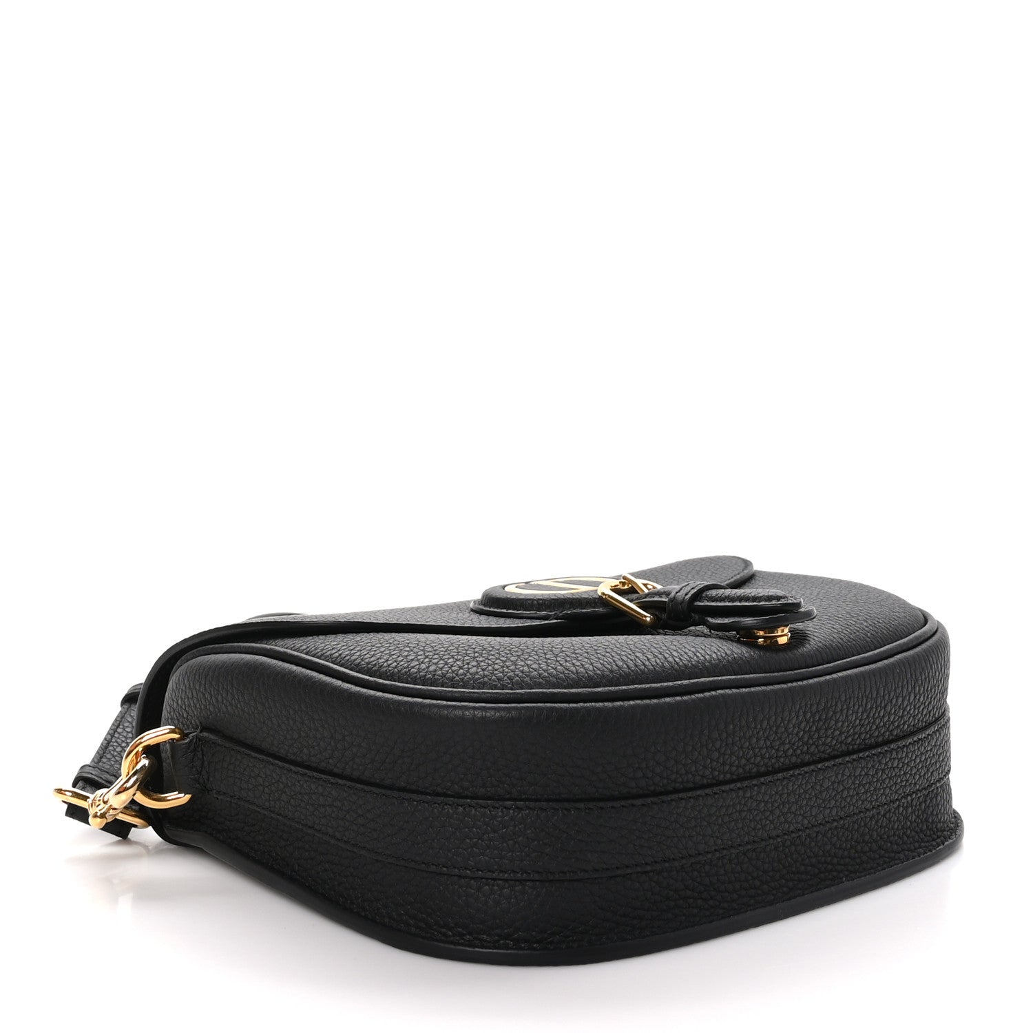 Christian Dior Grained Calfskin Medium Bobby Flap Black 4 of 10