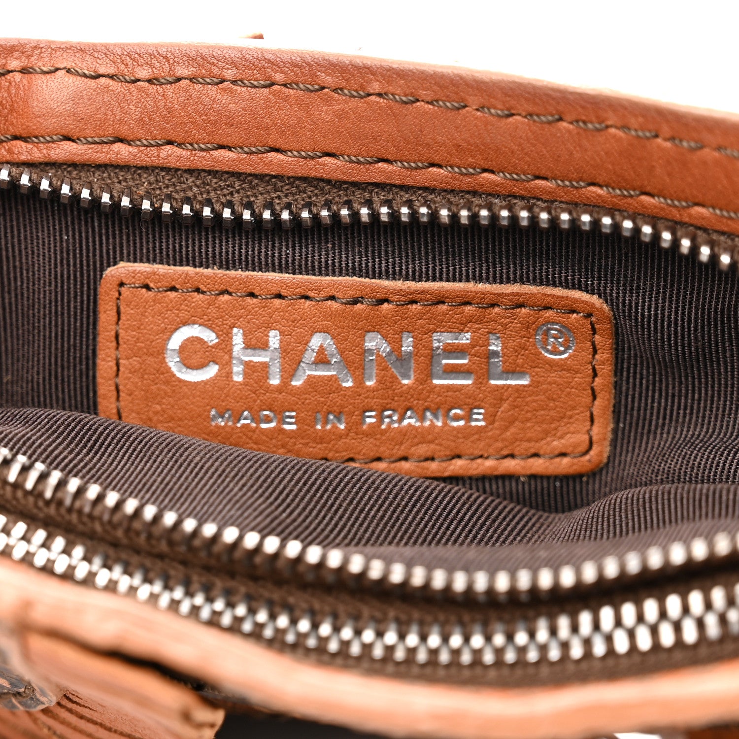 Chanel Calfskin Paris Dallas Holster Shoulder Bag Brown 7 of 11