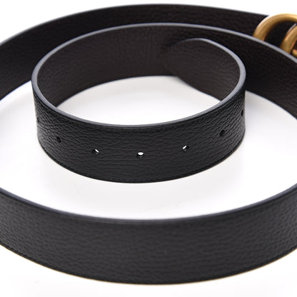 Gucci Calfskin Double G Reversible 37mm Belt 110 44 Black Cocoa 4 of 5