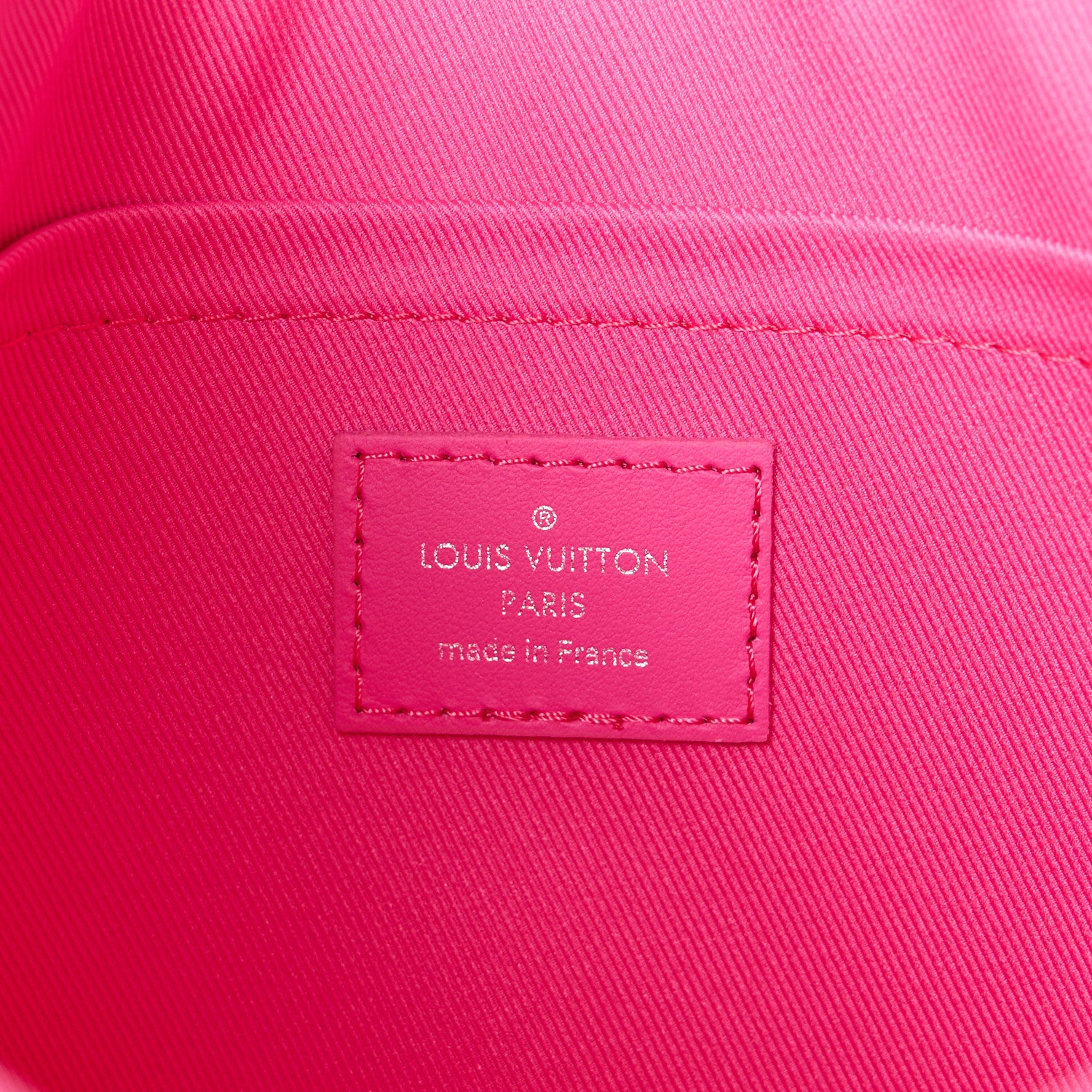 Louis Vuitton Monogram Macassar Pochette Voyage MM Fuchsia 6 of 10