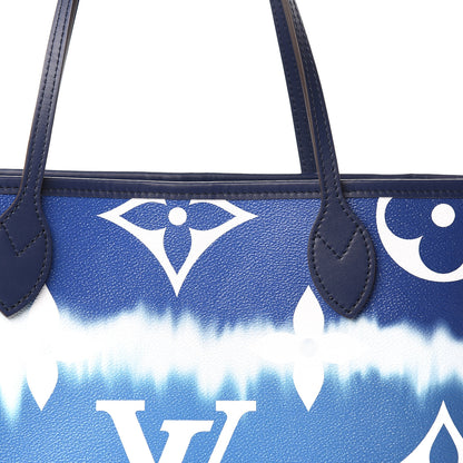 Louis Vuitton Monogram Escale Neverfull MM Blue 11 of 12