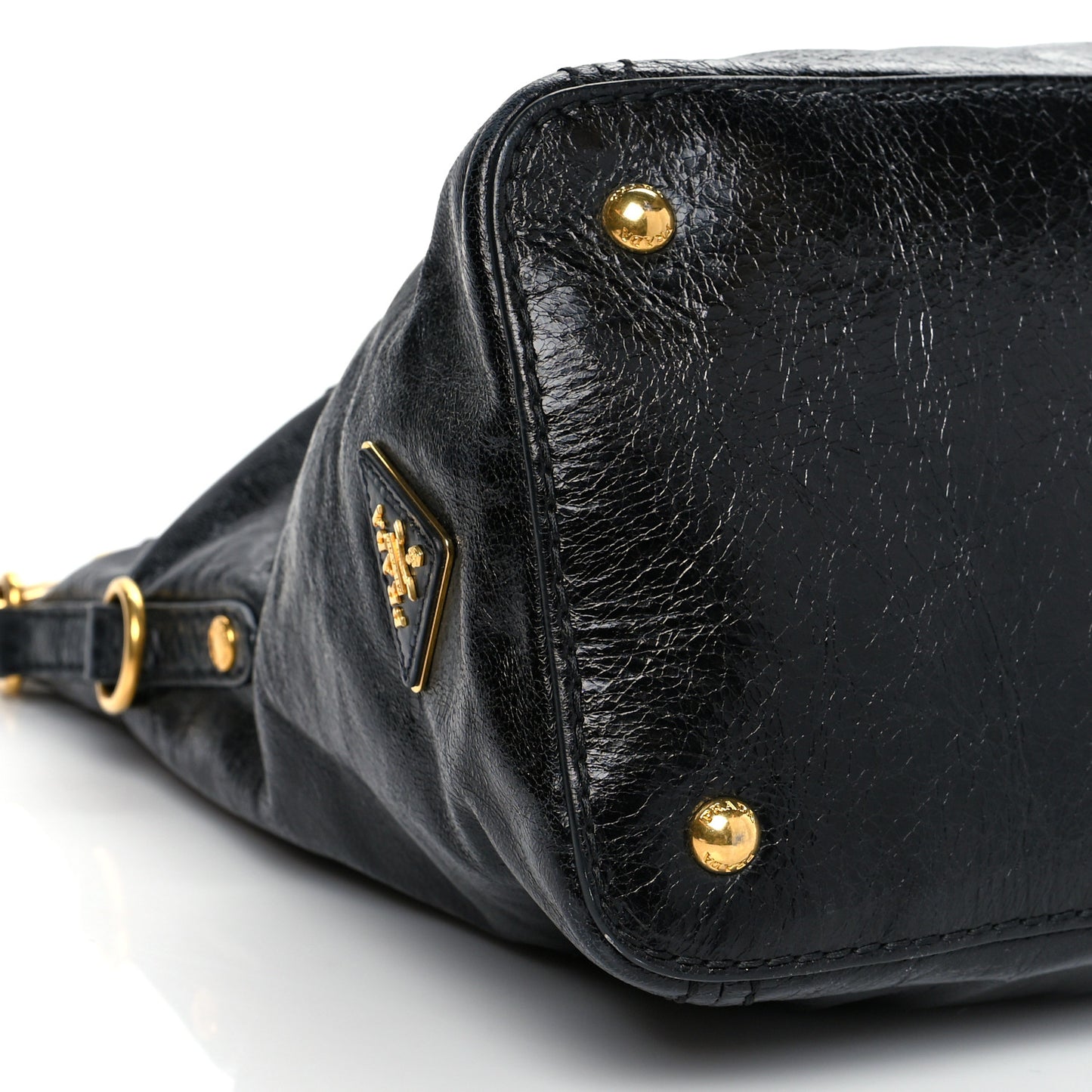 Glace Calf Tote Black